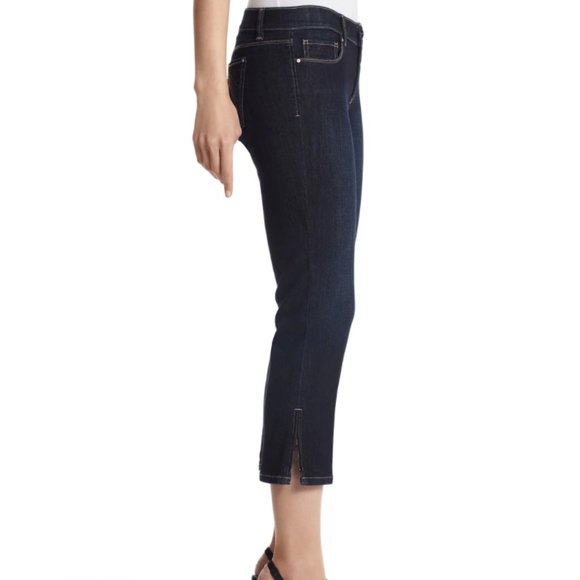White House Black Market Noir Crop Leg Jeans - Picture 3 of 12